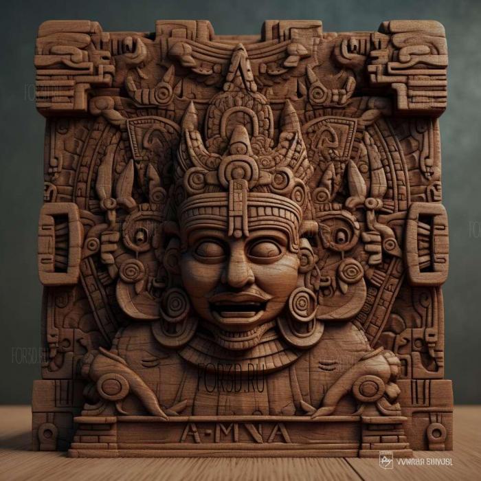 Mayans MCseries 2 stl model for CNC